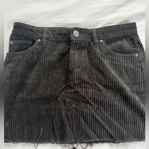 Corduroy Grey Mini skirt from Urban Outfitters